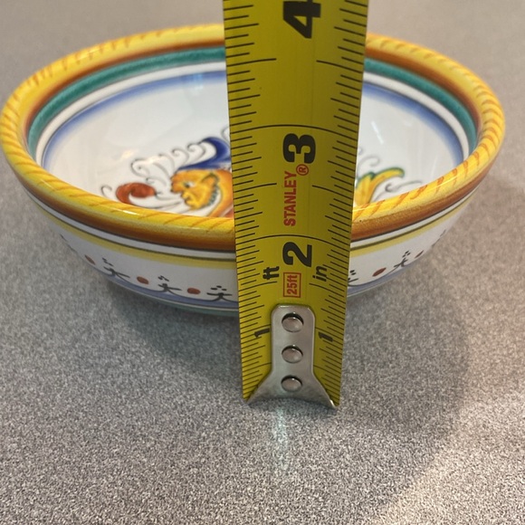 Italian Deruta Pottery - 5.5” Fratelli Mari bowl - Picture 6 of 6